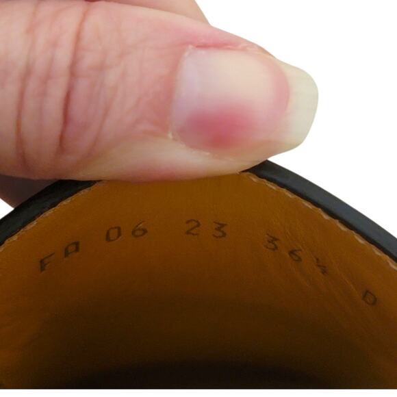 Christian Dior Boy Brown Brushed Calfskin Logo Loafers 36.5 6.5 - Authenticated - Picture 4 of 12